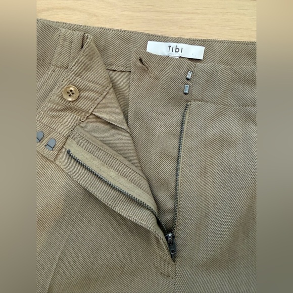 Tibi Refined Wool Tricotine Suiting Rodney Straight Leg - Picture 4 of 9